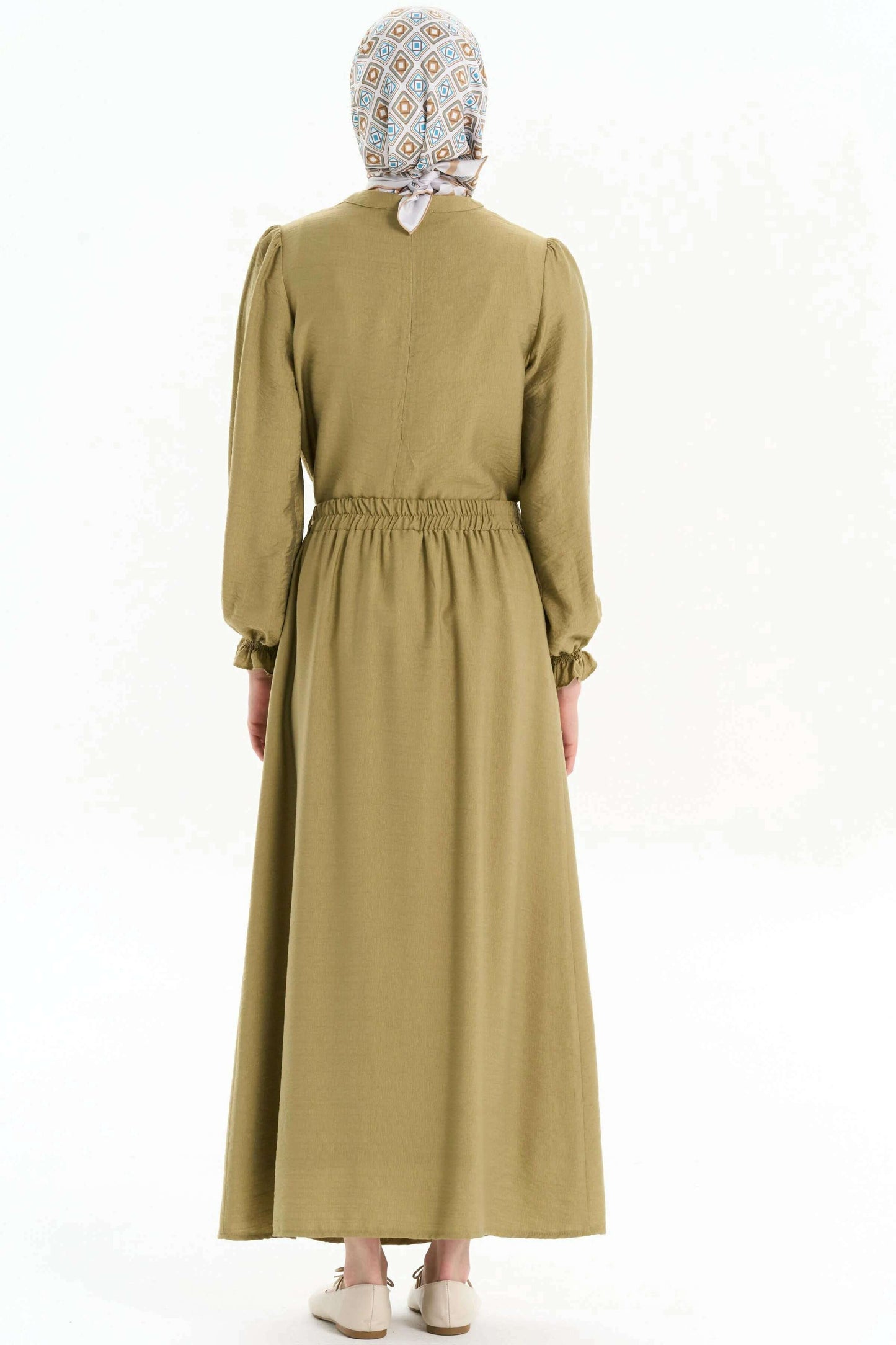 Emerald Raiment Blouse | Skirt Embroidered Detailed Blouse Skirt Set - bf-discount-20 FW '24