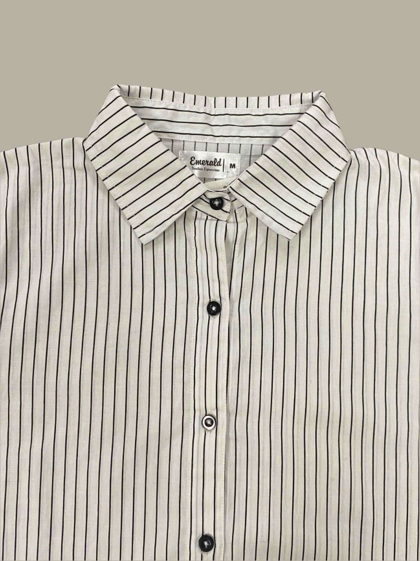 Emerald Raiment Tunic Classic Pinstripe Tunic - bf-discount-20 cotton fall spring summer Summer '24 PK Collection tunic