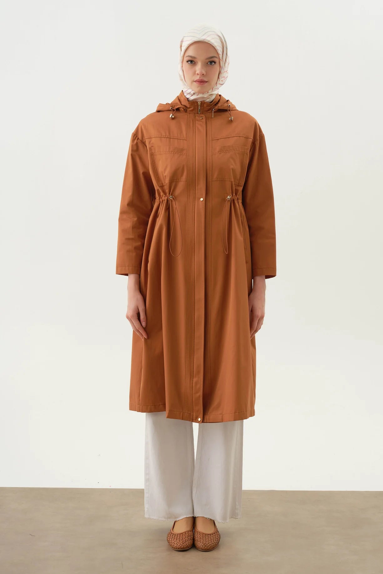 Hooded Pocket Coat