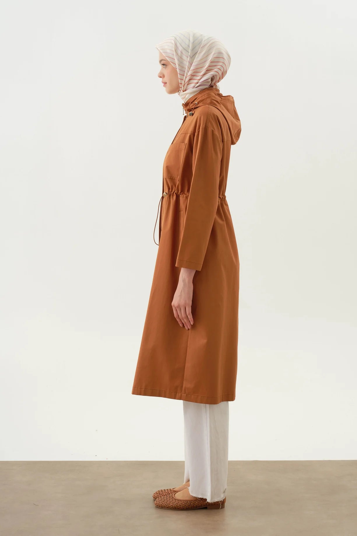 Hooded Pocket Coat