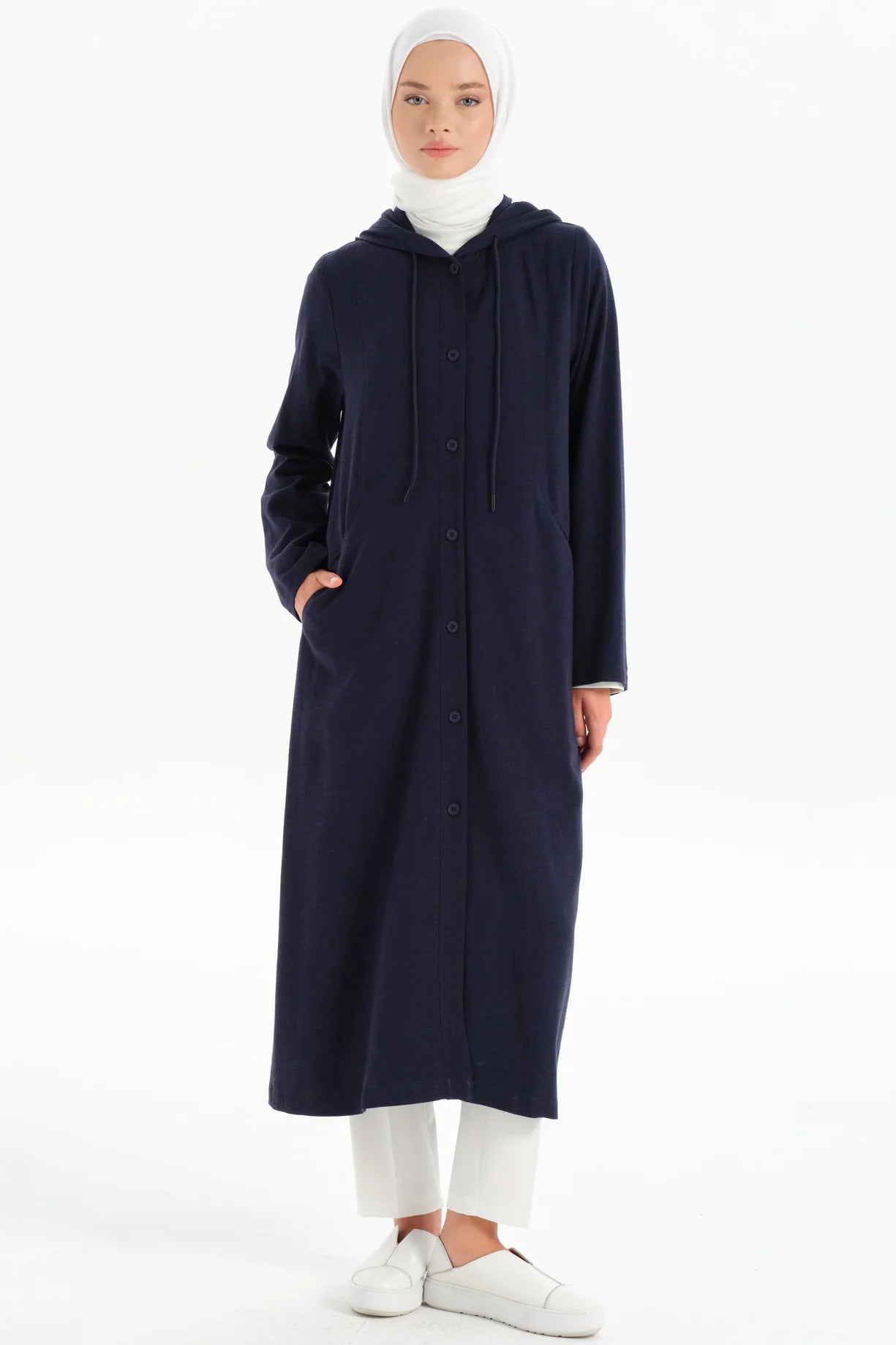 Emerald Raiment Tunic Hooded Winter Tunic - bf-discount-20 fall hood Summer '24 TK Collection thick TK Summer '24 Collection tunic turkish winter