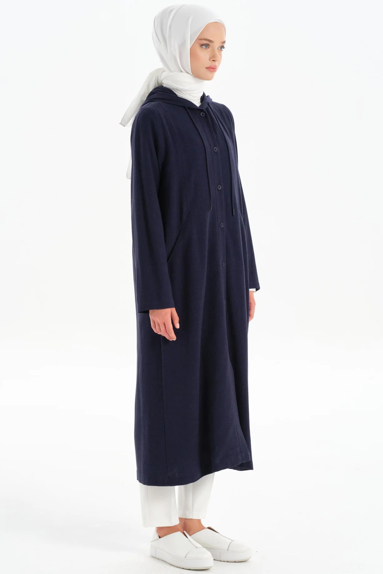 Emerald Raiment Tunic Hooded Winter Tunic - bf-discount-20 fall hood Summer '24 TK Collection thick TK Summer '24 Collection tunic turkish winter