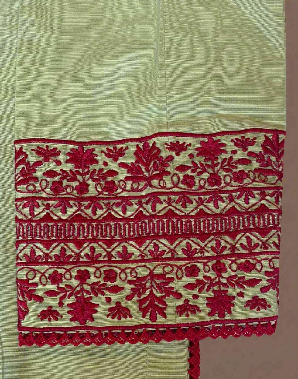 Emerald Raiment Three Piece Suits Mint Breeze Set - bf-discount-50 fall khadar khadi maroon mint spring three piece Winter '23 PK Collection