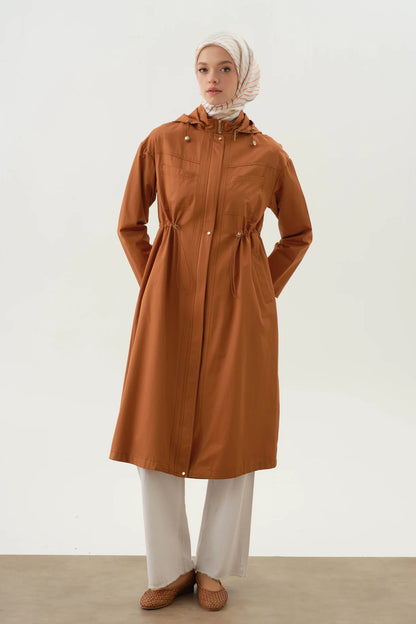 Hooded Pocket Coat