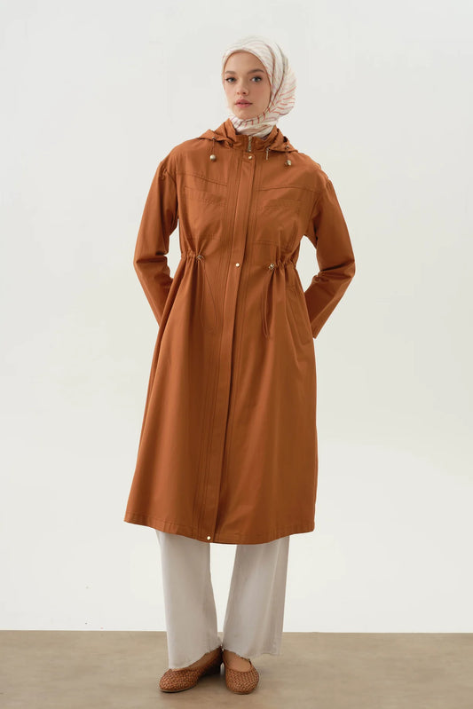 Hooded Pocket Coat