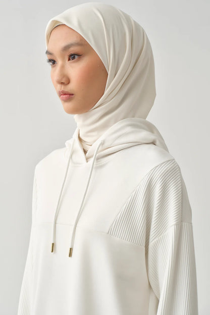 Hooded Garnished Sweater